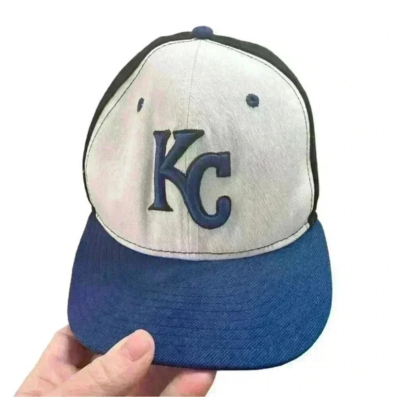 New Era Other - Kansas City Royals New Era Blue White One Size Fits Most 9Fifty Baseball Hat Cap